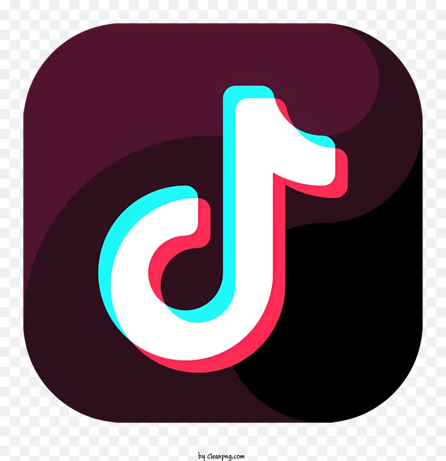 логотип Tiktok，музыкальное приложение PNG