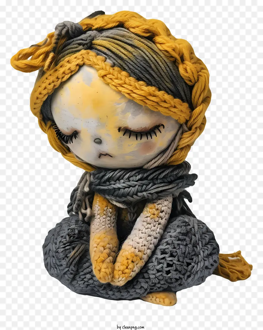 Amigurumi Dol，глиняная кукла PNG