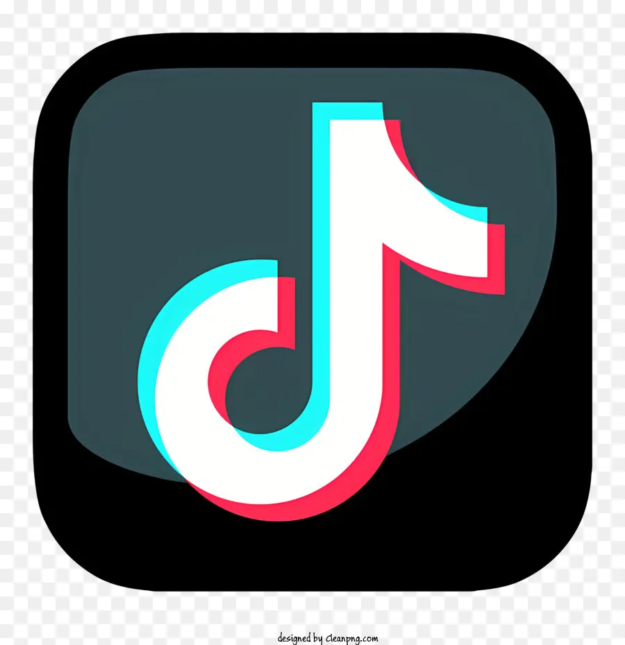 логотип Tiktok，музыкальное приложение PNG