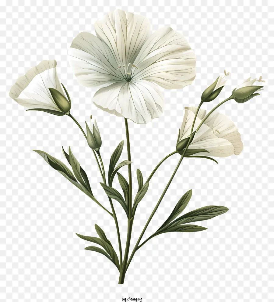 белые цветы，белый цветок PNG