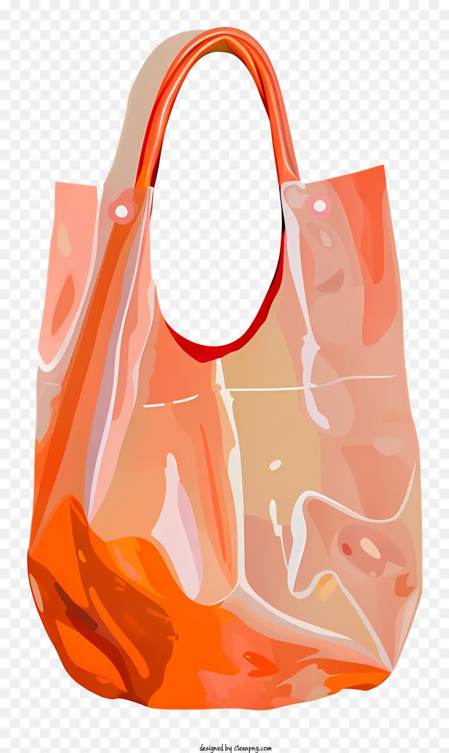пластиковый мешок，апельсиновая сумка PNG