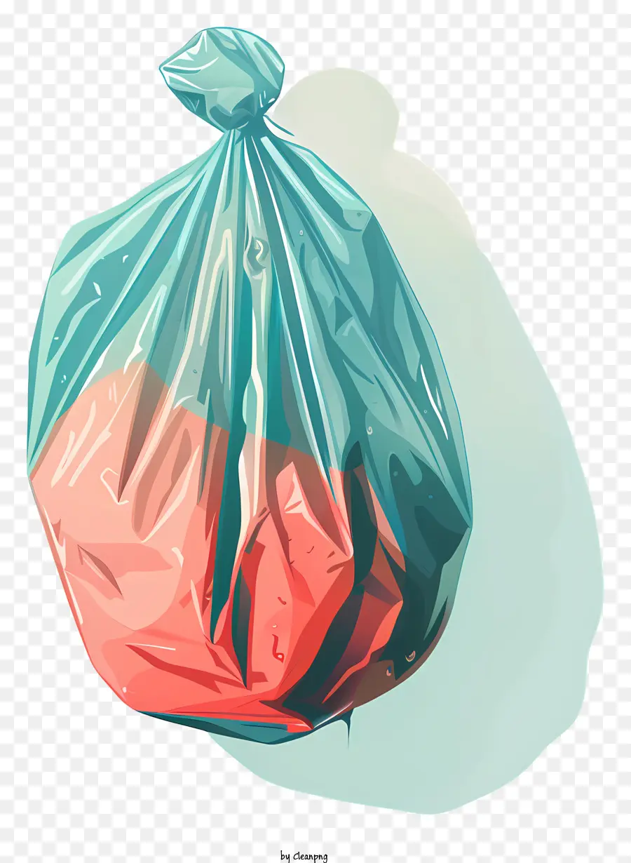 пластиковый мешок，Мусор PNG