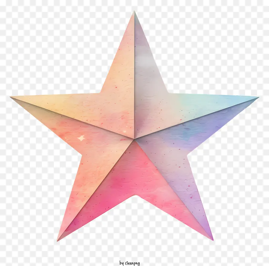 звезда，красочная звезда PNG