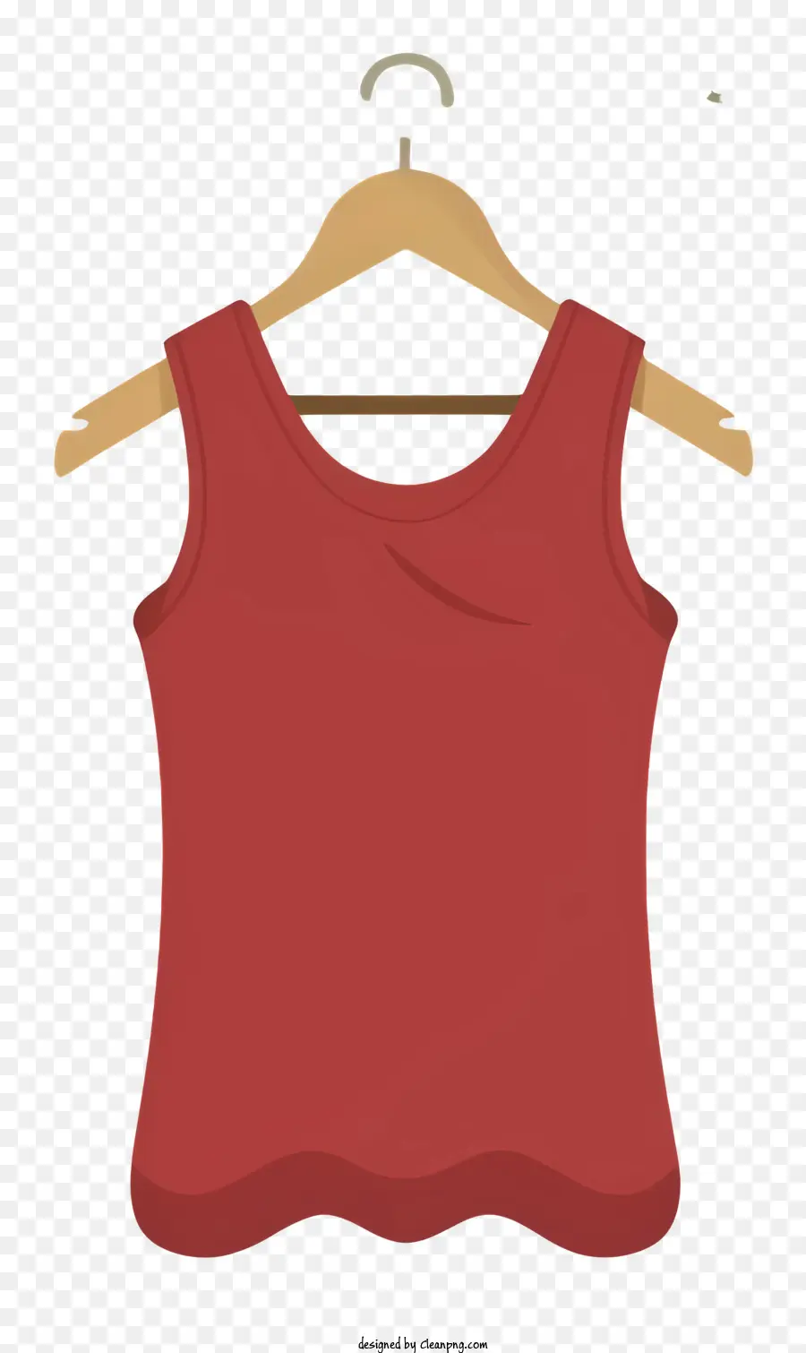 Одежда，Красная майка PNG