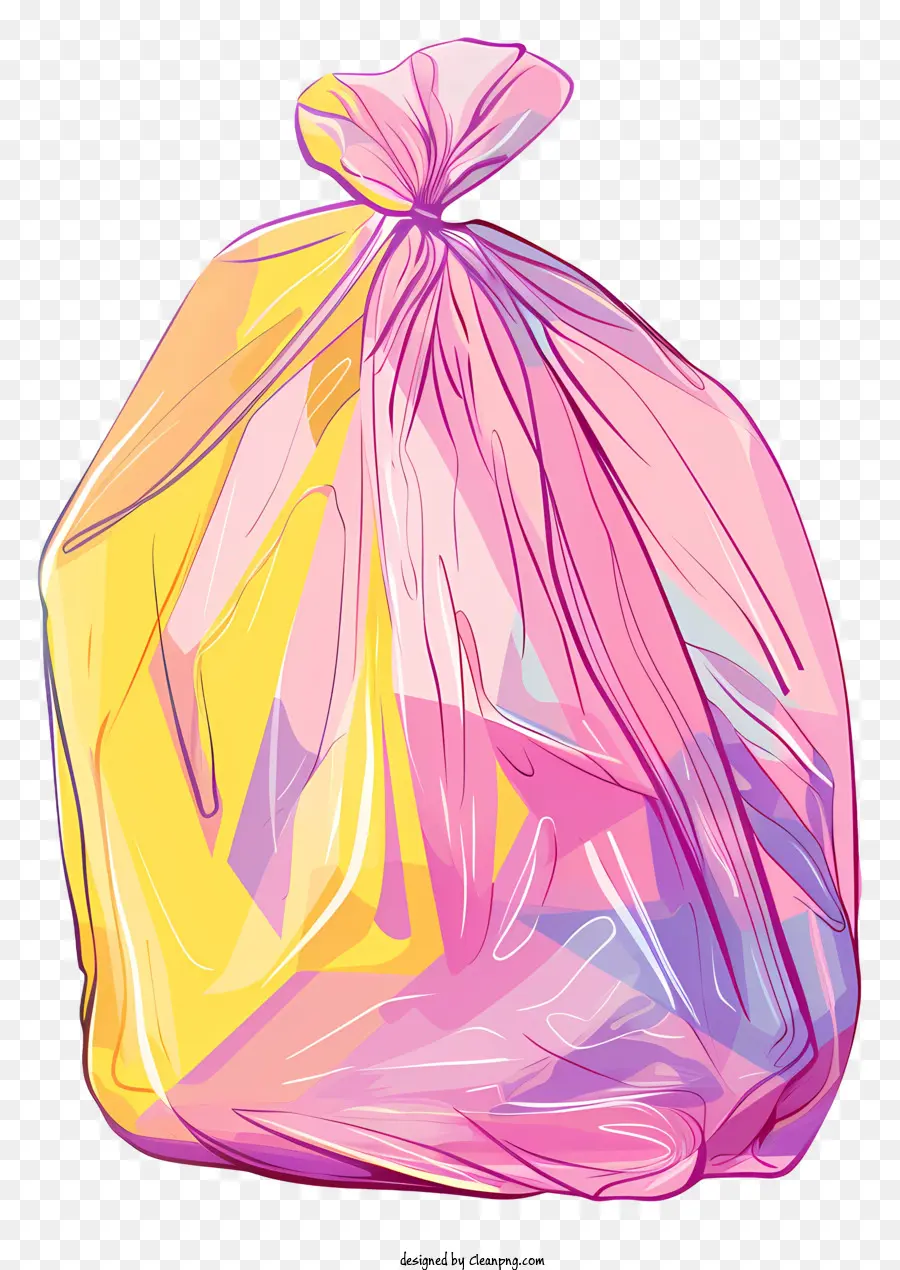 пластиковый мешок，Мультфильм пластиковый пакет PNG