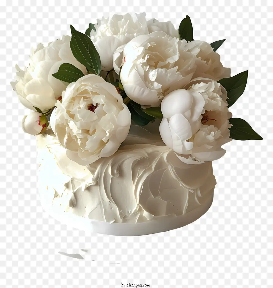 белый торт，Белая глазурь PNG