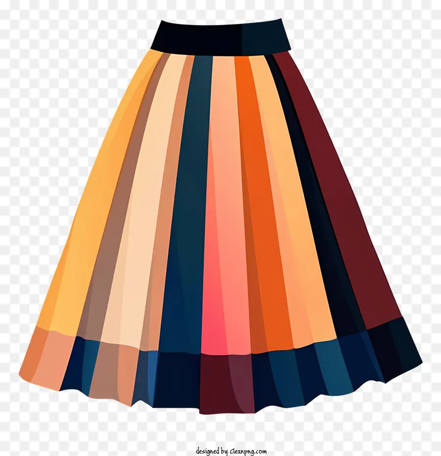Юбка，силуэтная юбка PNG