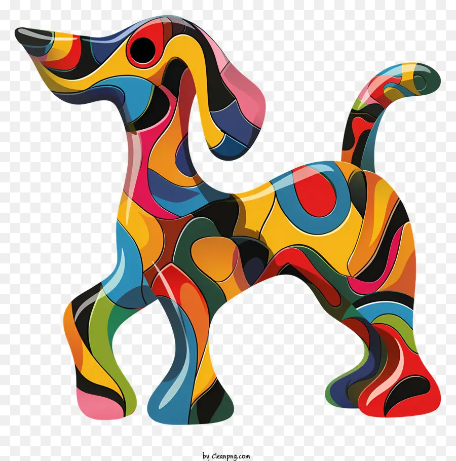игрушка для собак，Красочная скульптура PNG