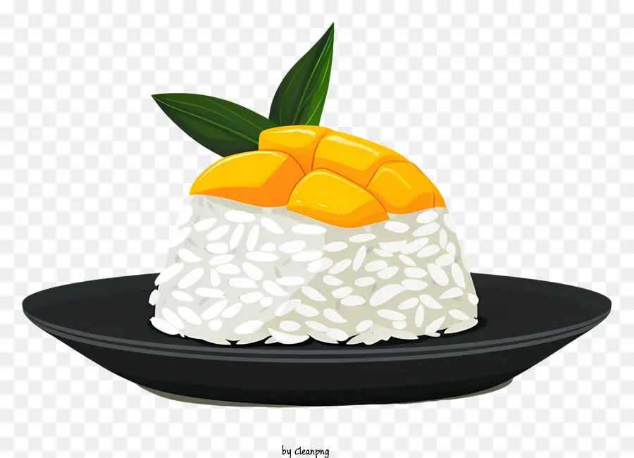 Клейкий рис с манго，рис PNG