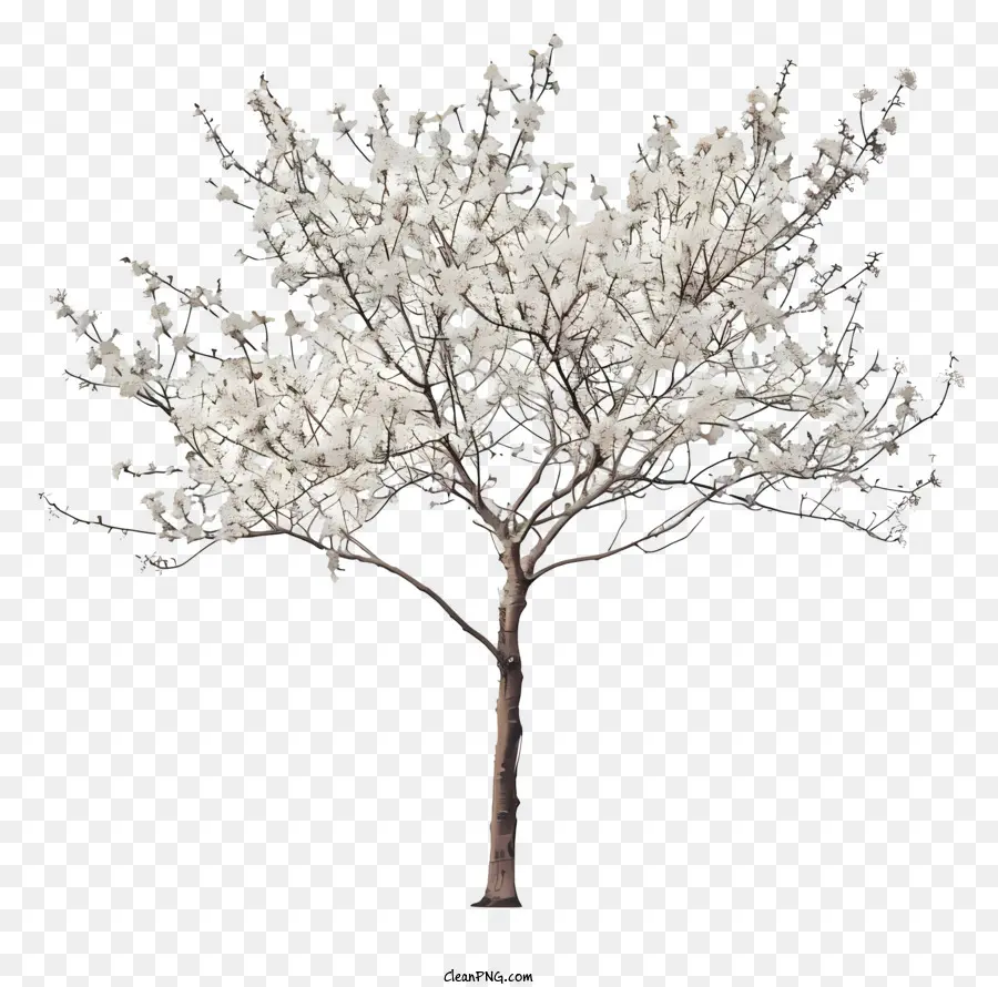 Весеннее дерево，картина дерево PNG