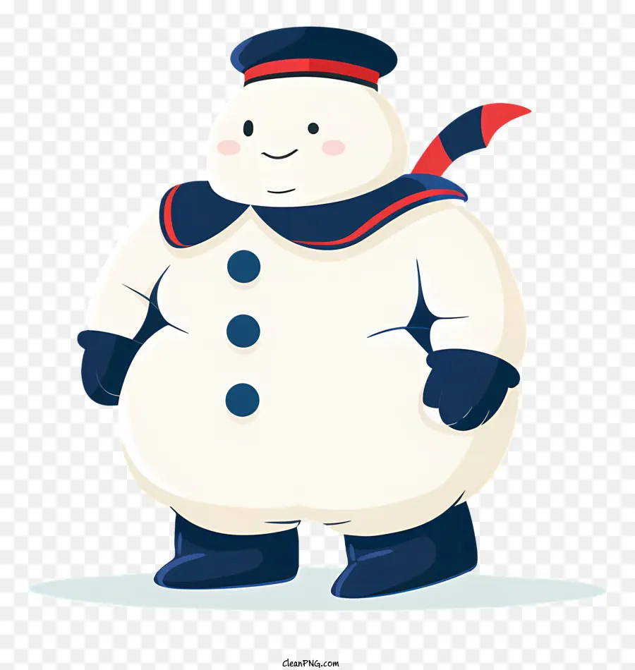 зефирный человек，мультфильм снеговик PNG