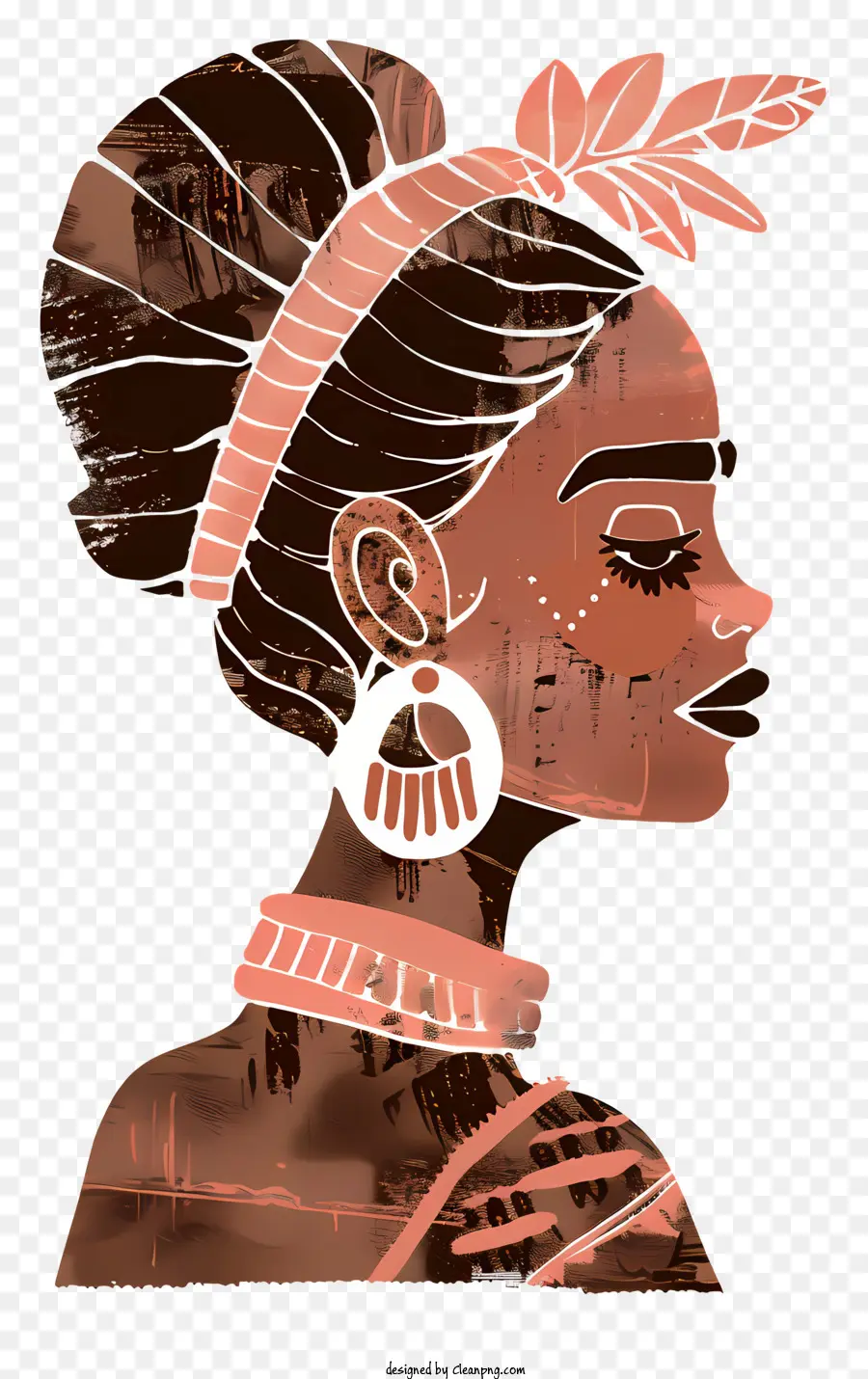 мексиканская женщина，Афро прическа PNG