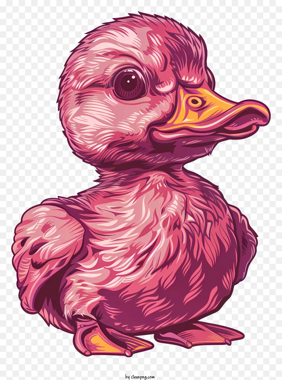 Мультфильм детка утка，Розовая резиновая утка PNG