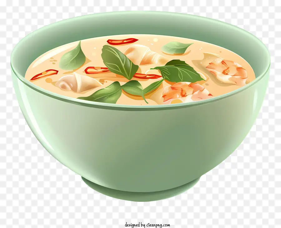 Том Юм Гун，зеленый суп карри PNG