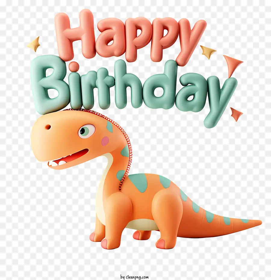 динозавр，с Днем Рождения PNG