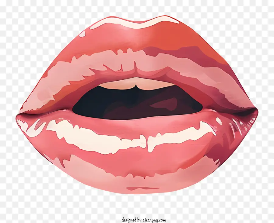 Рот，красные губы PNG