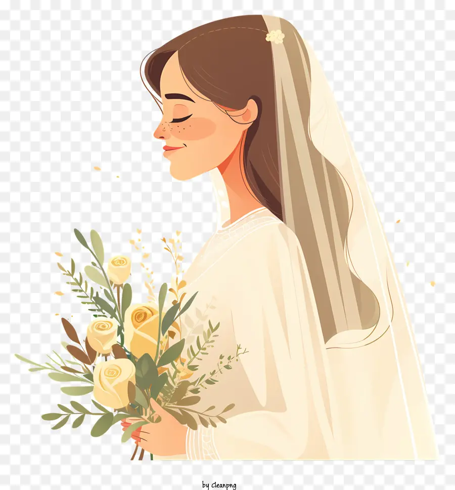 Невеста с завесой，невеста PNG