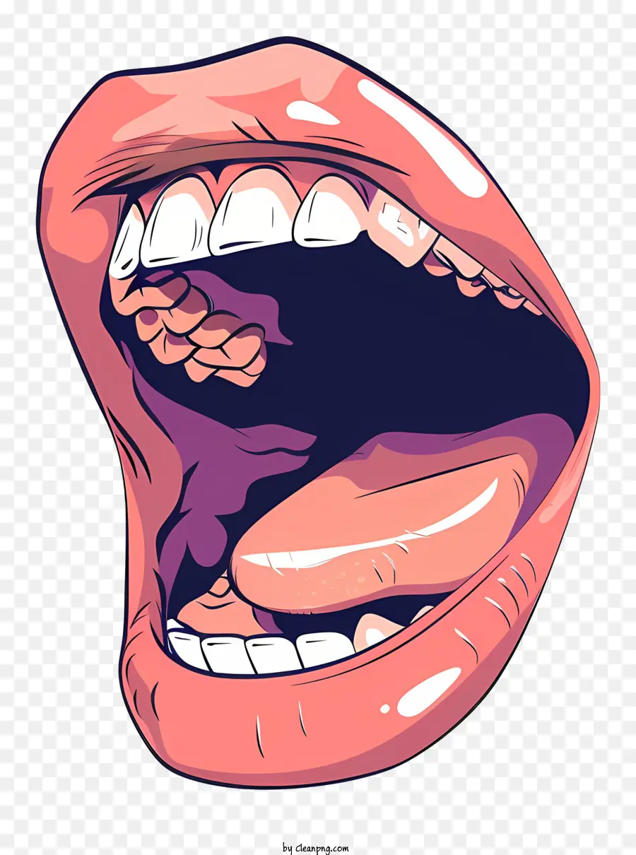 Рот，Tongue PNG