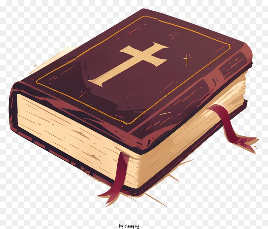 Библия，кожаный связанный PNG