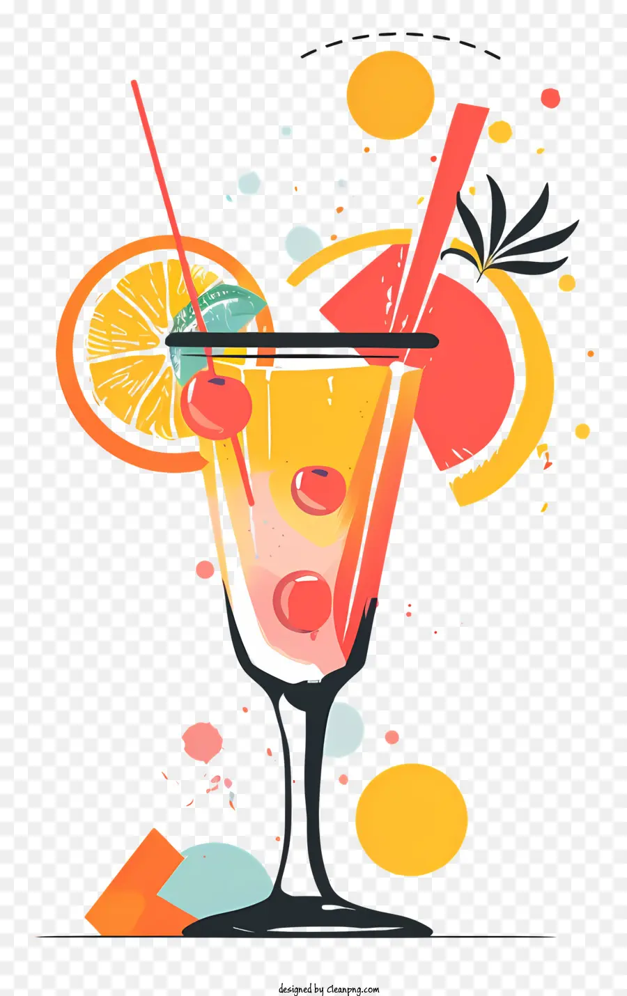 День коктейля，Fruit Cocktail PNG