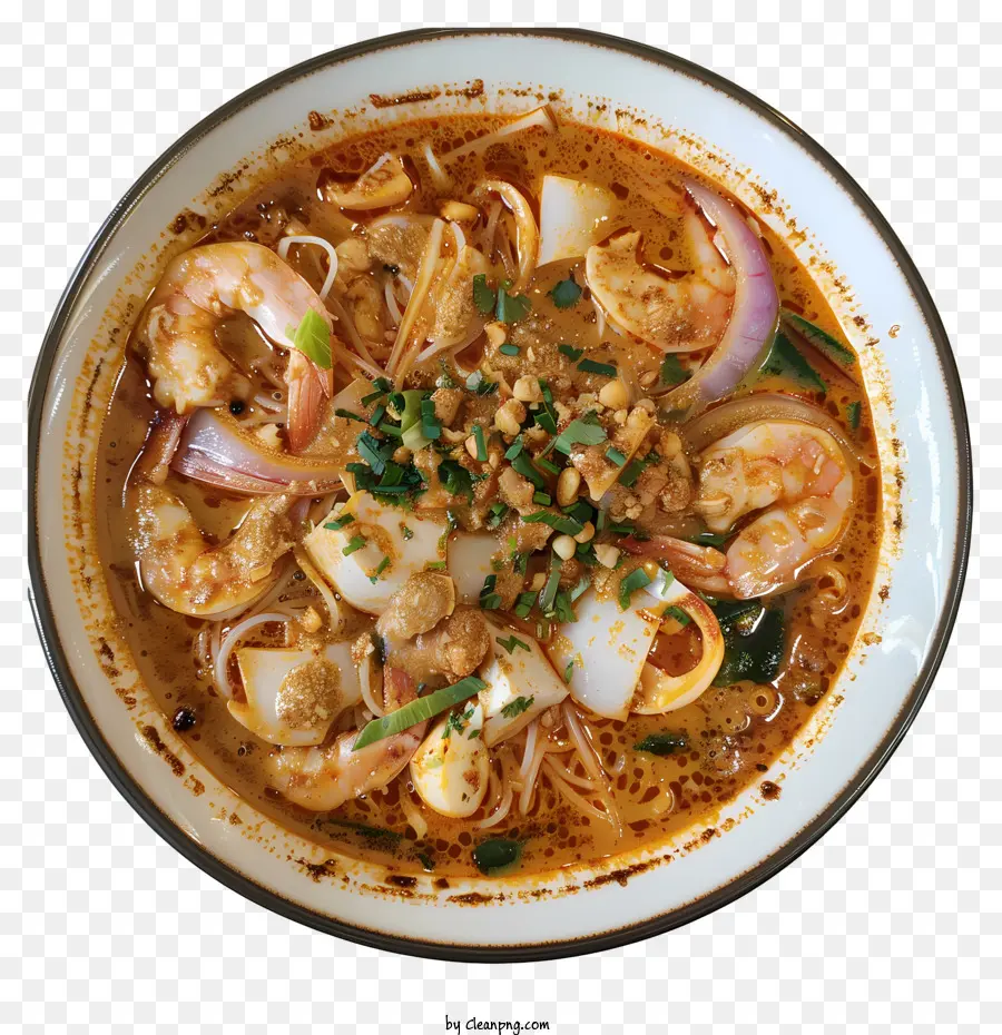 Пенанг Ассам Лакша，Noodles PNG