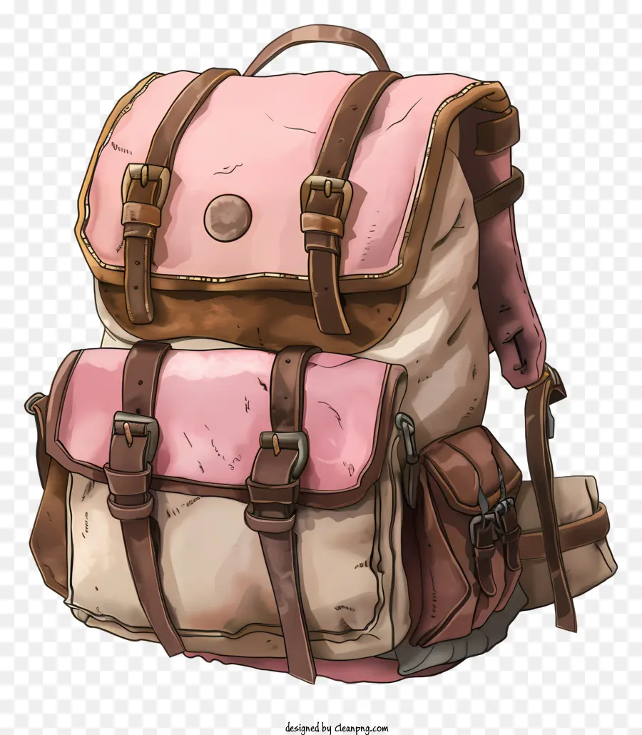 пешие прогулки рюкзак，Розовый рюкзак PNG