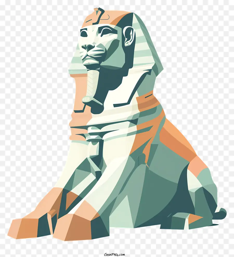 Египетский сфинкс，статуя Льва PNG