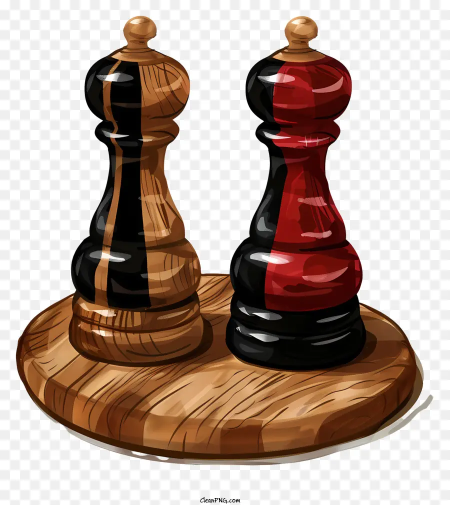 перечница，Деревянный шахматный кусок PNG