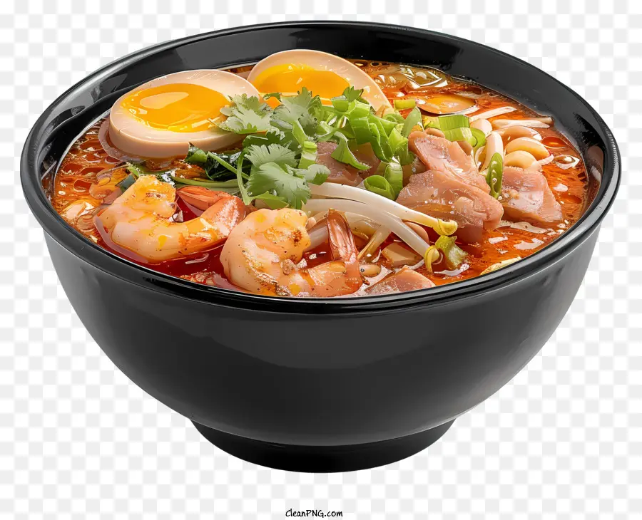 Пенанг Ассам Лакша，Тайский суп с лапшой PNG