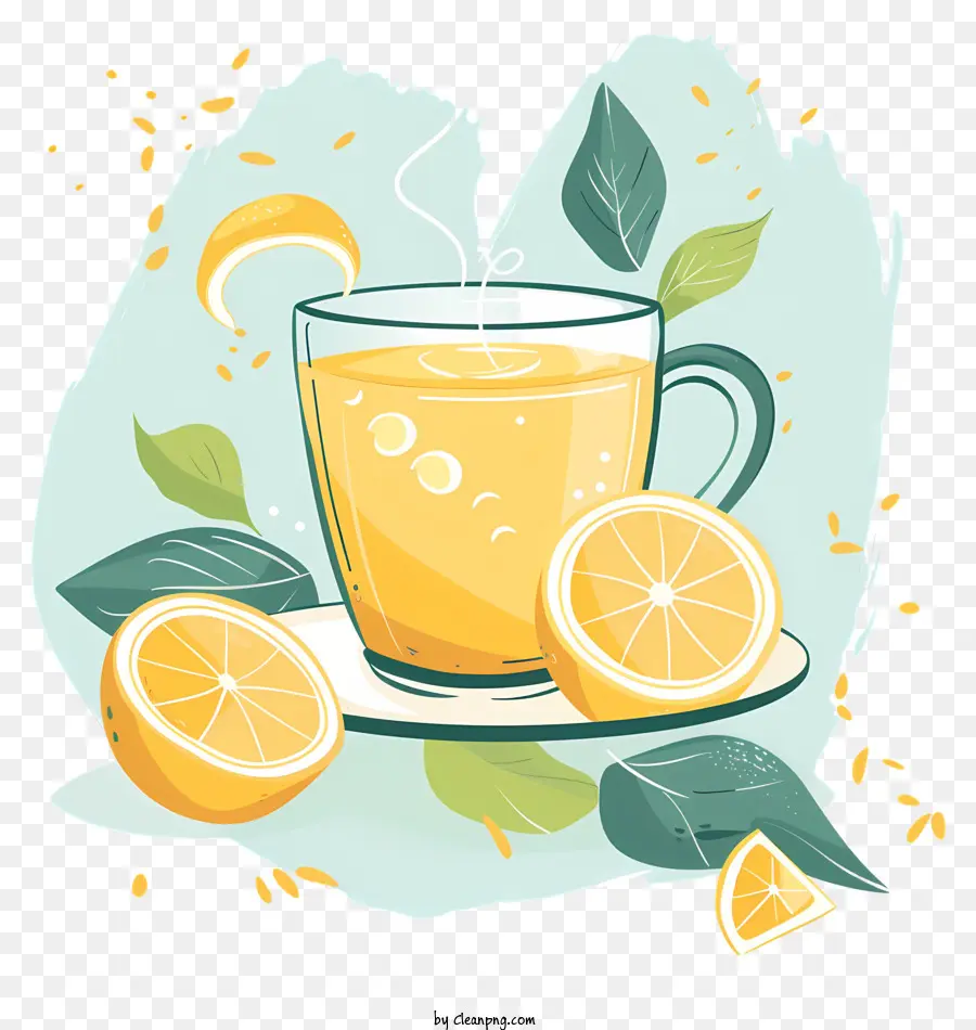 Чай С Лимоном，Лимонад PNG