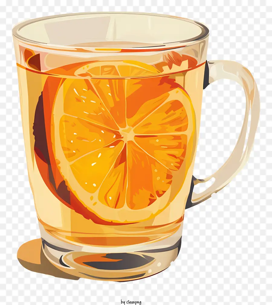 Чай С Лимоном，апельсиновый сок PNG