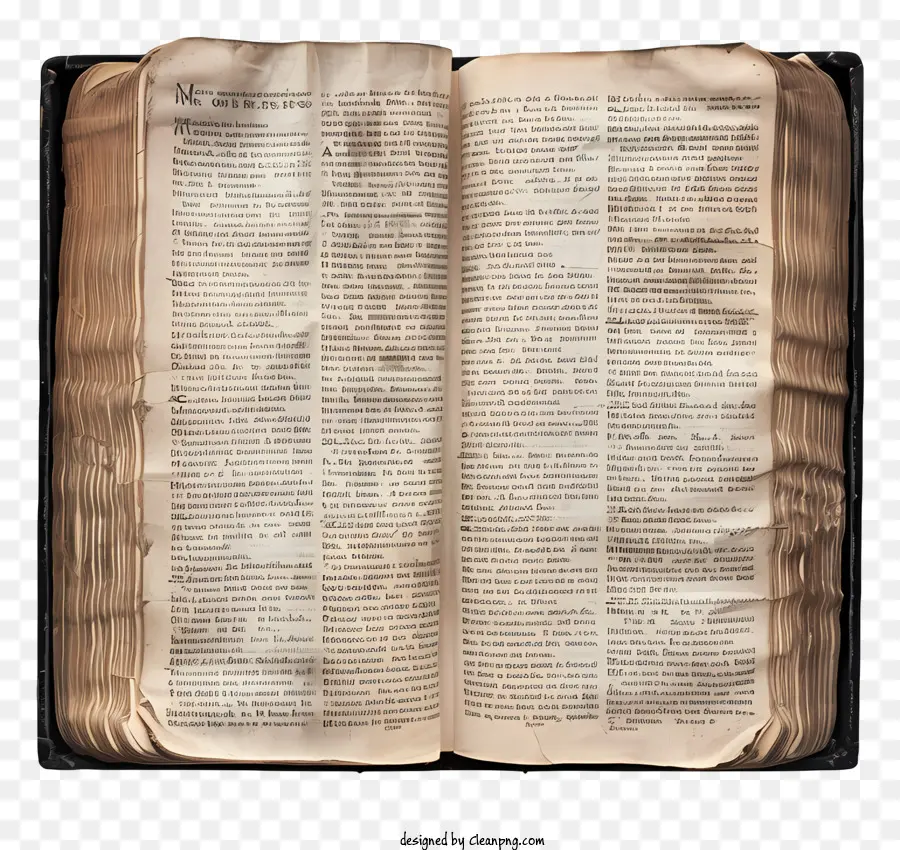 Винтажная книга，Старая Библия PNG