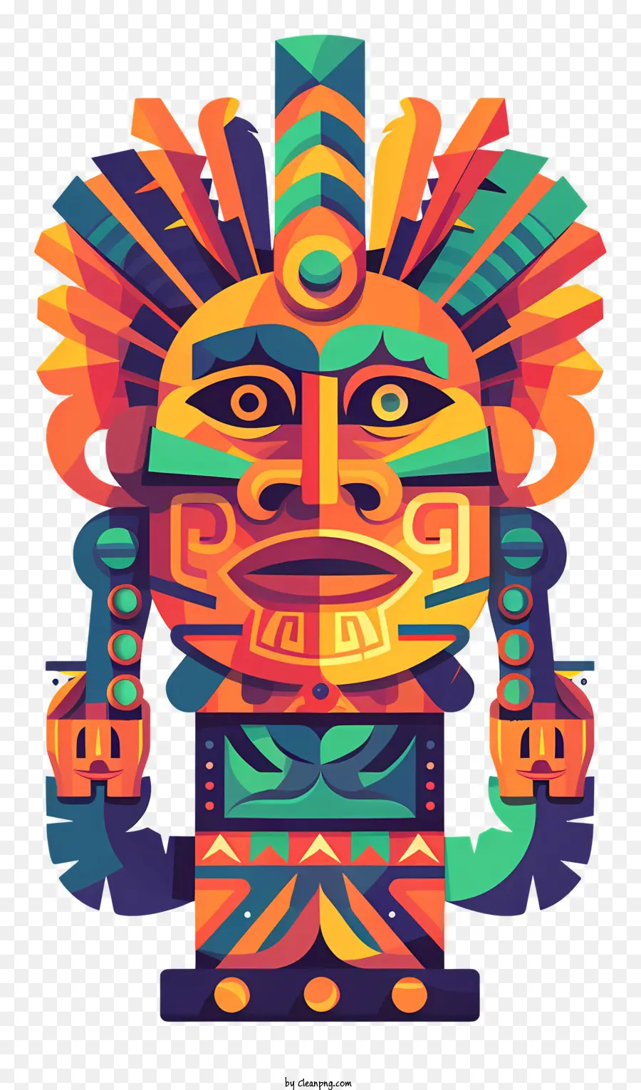 Кимбайя цивилизации，божество майя PNG
