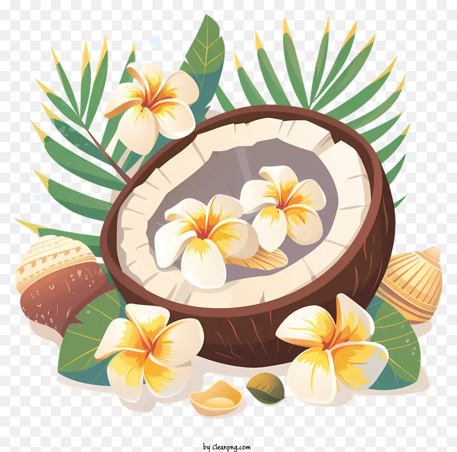 кокосовый пляж，Кокосовое PNG