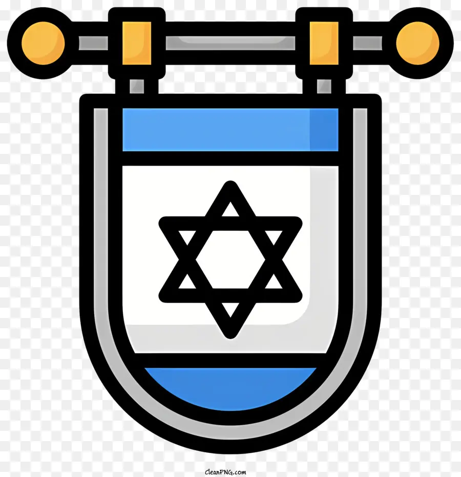 Израиль флаг，еврейские PNG