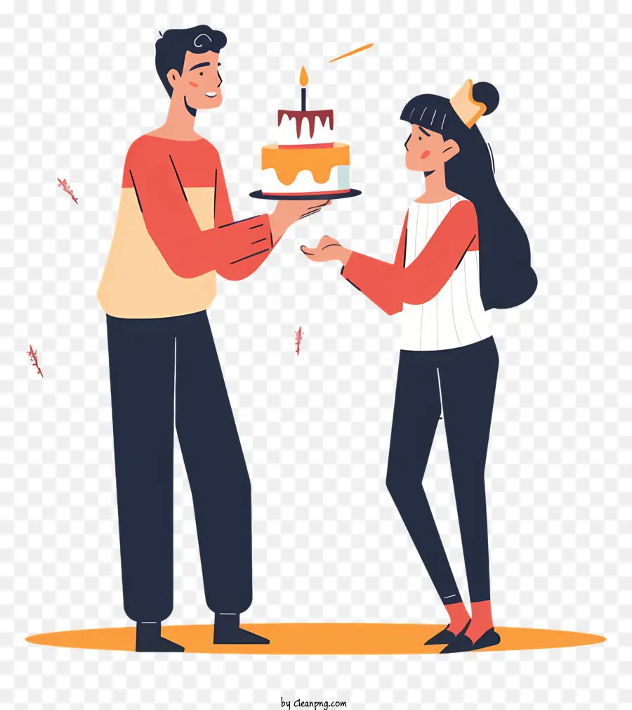 Празднование дня рождения，День рождения Торт PNG