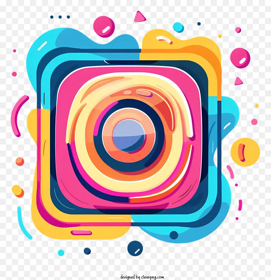 логотип Instagram，Абстрактное искусство PNG