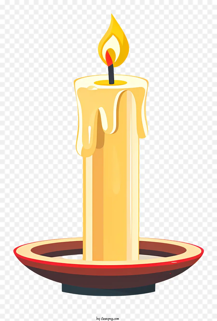 свеча в свече，Свеча PNG