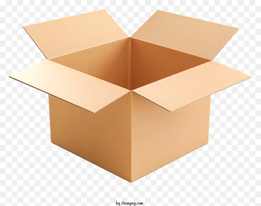 Карточная коробка открыта，картонная коробка PNG