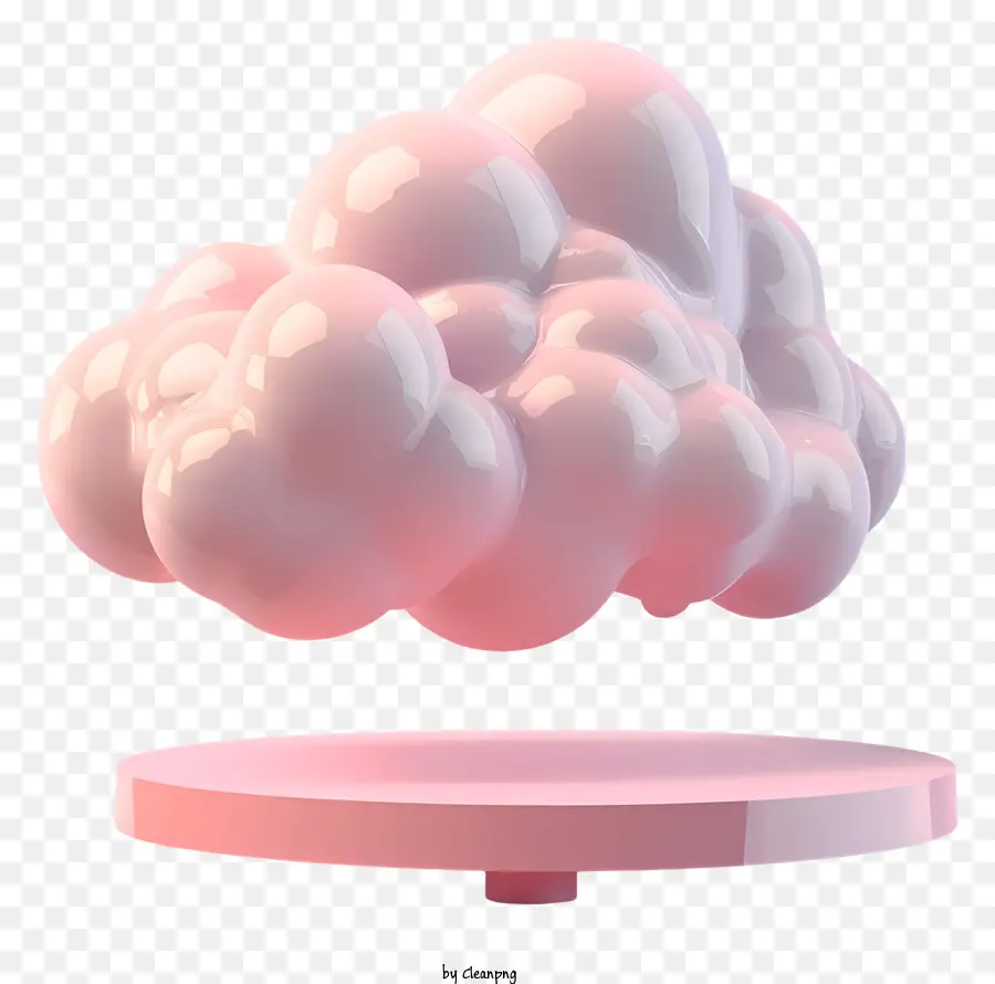 облако，розовое облако PNG