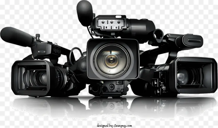 Видео студия，Профессиональные видеокамеры PNG
