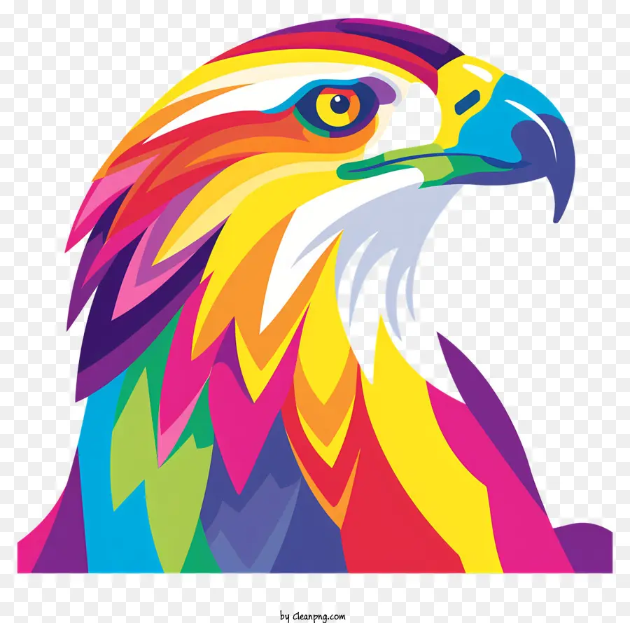 Орел，Красочный орел PNG