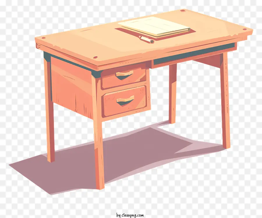 Классная стола，деревянный стол PNG