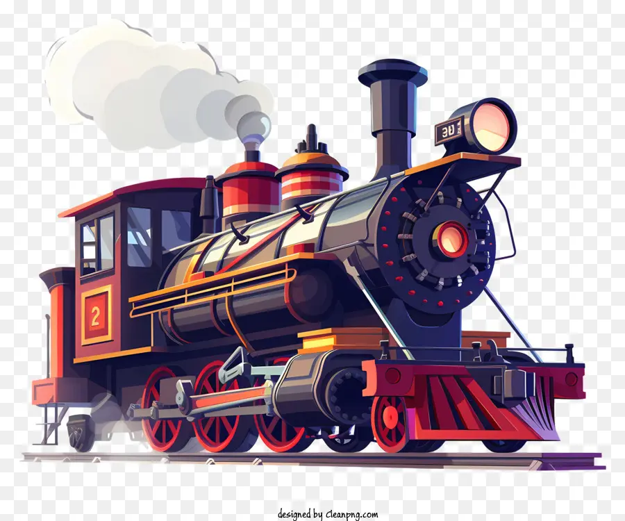 Steam Locomotive，паровоз PNG