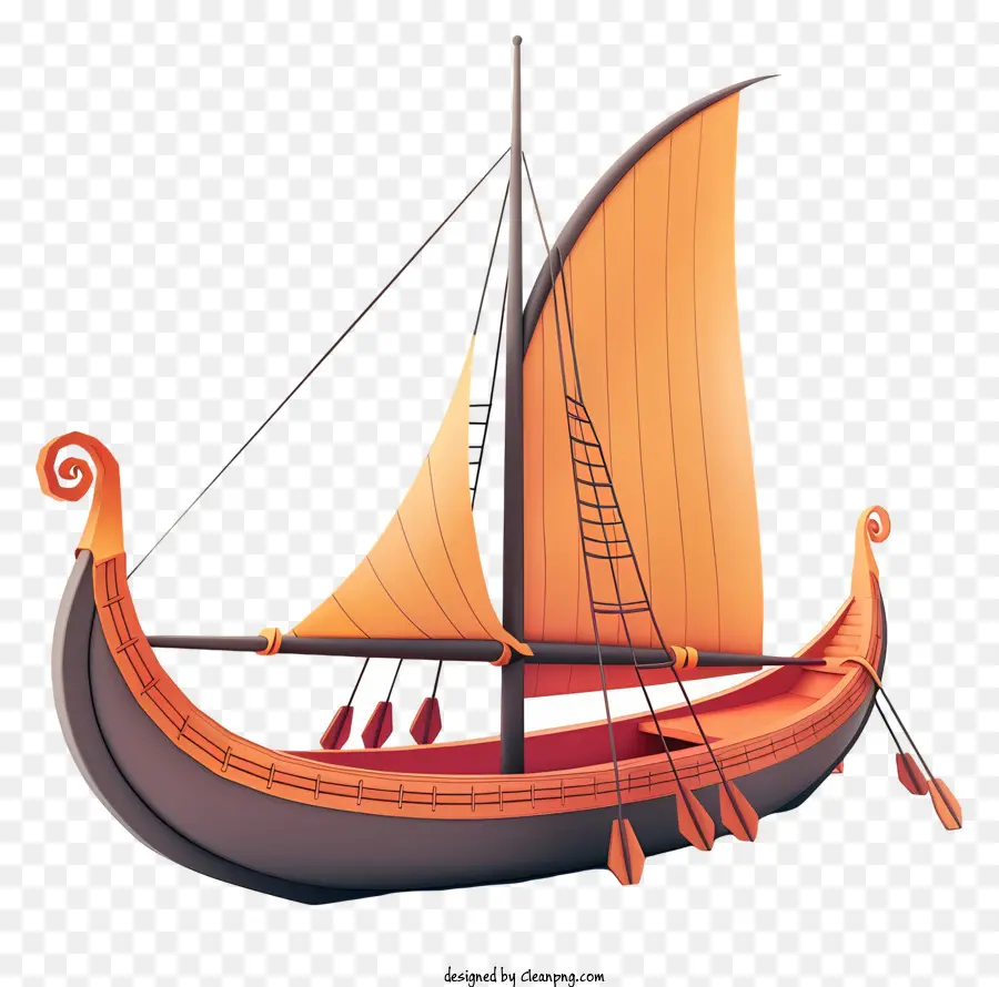 Корабль，деревянный корабль PNG