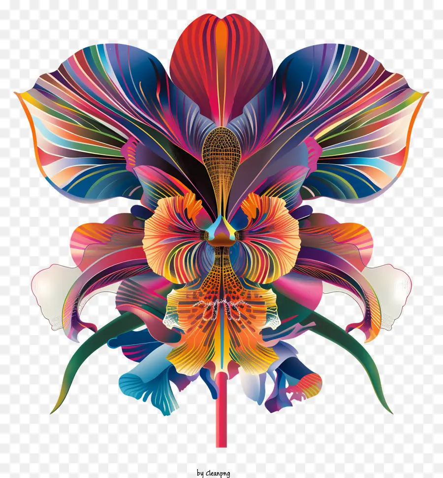 День орхидей，цветочная композиция PNG