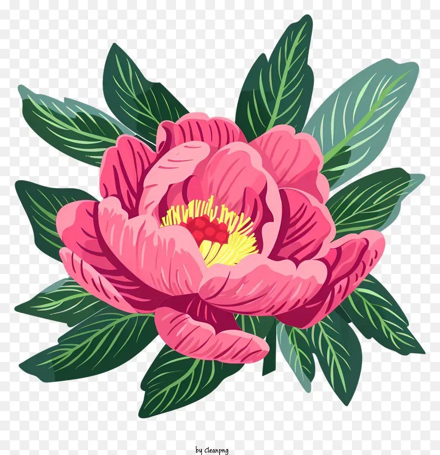 пион цветок，розовый пион PNG