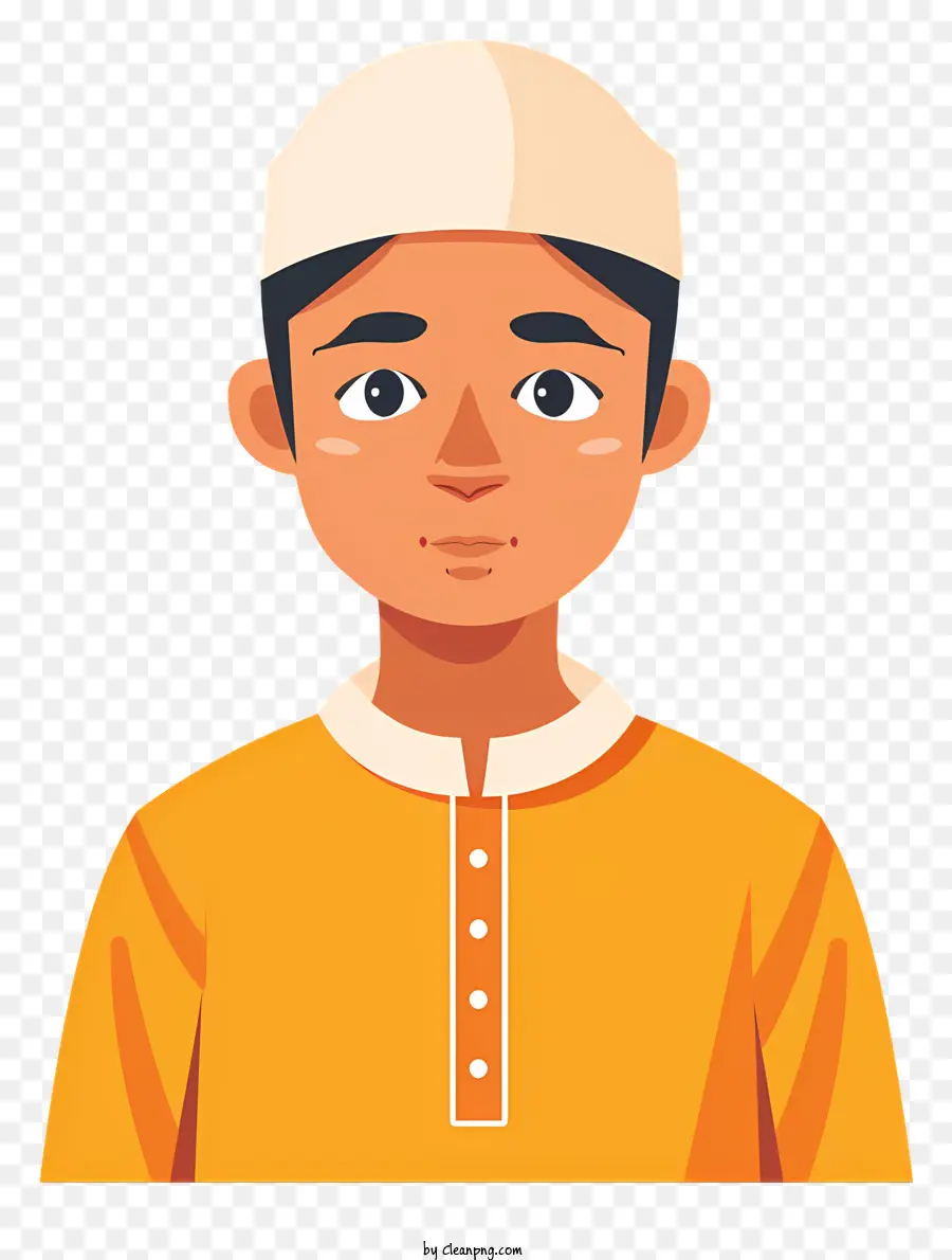мусульманский мальчик，портрет PNG