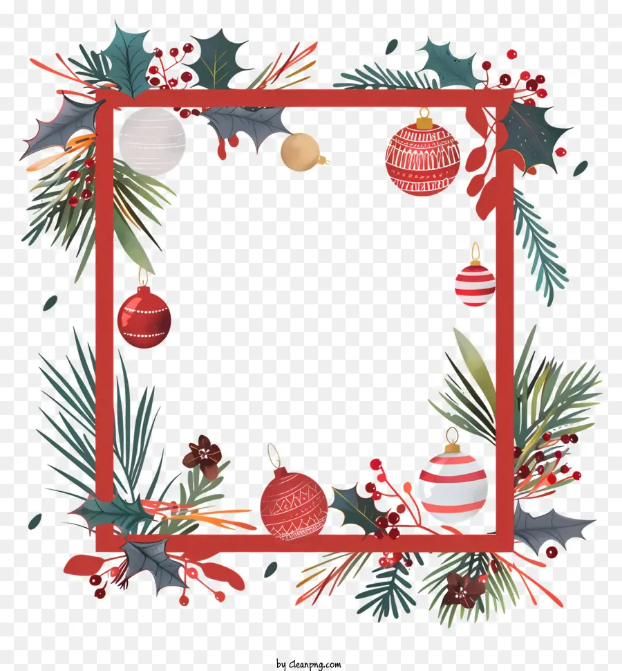 Новогодняя рамка，Christmas Decoration PNG