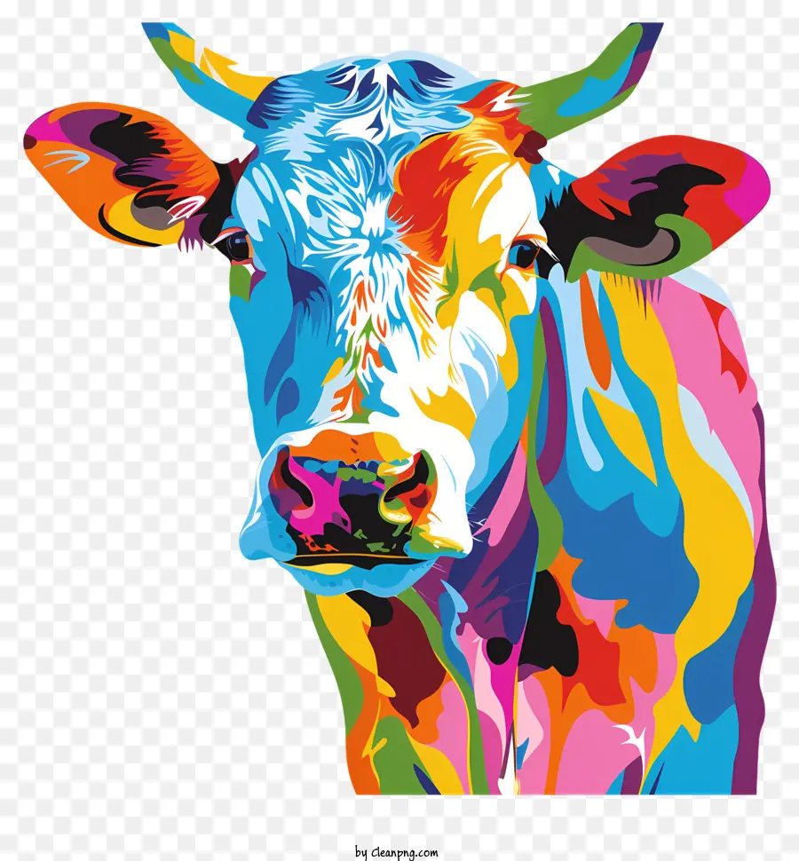 корова，картина корова PNG